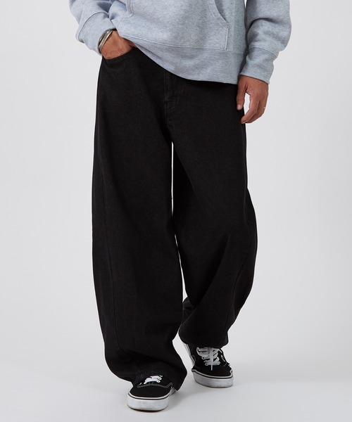 improves（インプローブス）の「9.5oz デニム バレルレッグ ジーンズ（デニムパンツ・メンズ・ブルー/ネイビー/ブラック系/ブラック/サックスブルー・SMALL/LARGE/MEDIUM/X-LARGE）」の6枚目の写真