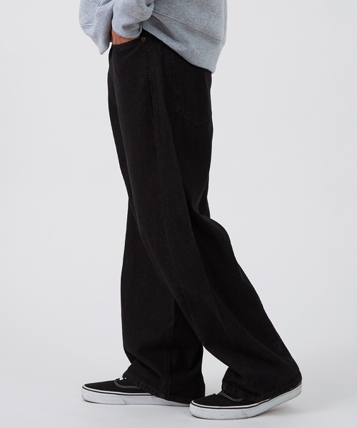 improves（インプローブス）の「9.5oz デニム バレルレッグ ジーンズ（デニムパンツ・メンズ・ブルー/ネイビー/ブラック系/ブラック/サックスブルー・SMALL/LARGE/MEDIUM/X-LARGE）」の7枚目の写真