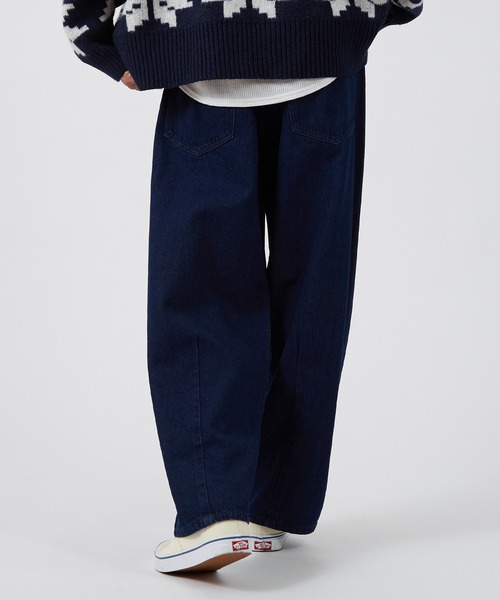 improves（インプローブス）の「9.5oz デニム バレルレッグ ジーンズ（デニムパンツ・メンズ・ブルー/ネイビー/ブラック系/ブラック/サックスブルー・SMALL/LARGE/MEDIUM/X-LARGE）」の16枚目の写真