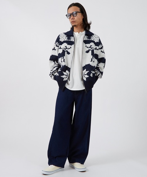 improves（インプローブス）の「9.5oz デニム バレルレッグ ジーンズ（デニムパンツ・メンズ・ブルー/ネイビー/ブラック系/ブラック/サックスブルー・SMALL/LARGE/MEDIUM/X-LARGE）」の17枚目の写真