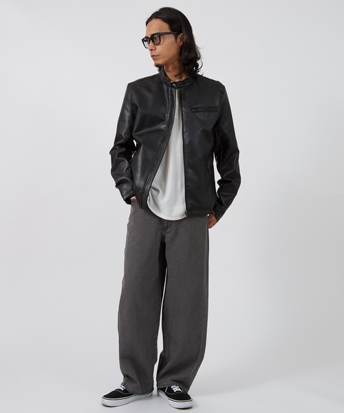 improves（インプローブス）の「9.5oz デニム バレルレッグ ジーンズ（デニムパンツ・メンズ・ブルー/ネイビー/ブラック系/ブラック/サックスブルー・SMALL/LARGE/MEDIUM/X-LARGE）」の13枚目の写真