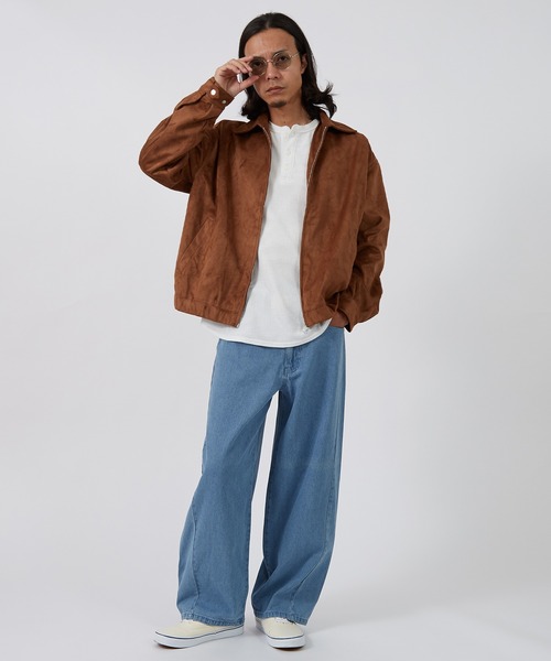 improves（インプローブス）の「9.5oz デニム バレルレッグ ジーンズ（デニムパンツ・メンズ・ブルー/ネイビー/ブラック系/ブラック/サックスブルー・SMALL/LARGE/MEDIUM/X-LARGE）」の21枚目の写真