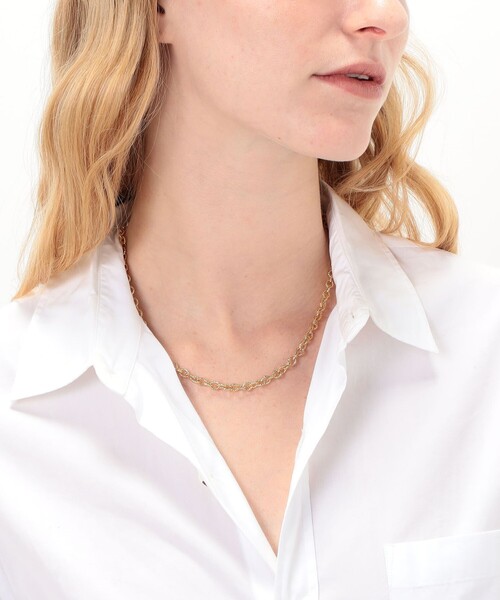 PHILIPPE AUDIBERT(フィリップ オーディベール)の「【別注】PHILIPPE AUDIBERT Stina laiton ゴールドネックレス(ネックレス・レディース・ゴールド・FREE)」の2枚目の写真