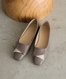 フラットリボンパンプス