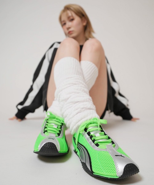 PUMA（プーマ）の「PUMA プーマ H-STREET OG エイチストリート オージー 403692（スニーカー・レディース・ブラック/ライトグリーン/ピンク/レッド/アイボリー/ブラウン/イエロー・23.0cm/24.0cm/25.0cm/26.0cm/27.0cm/28.0cm/23.5cm/24.5cm/25.5cm）」の4枚目の写真