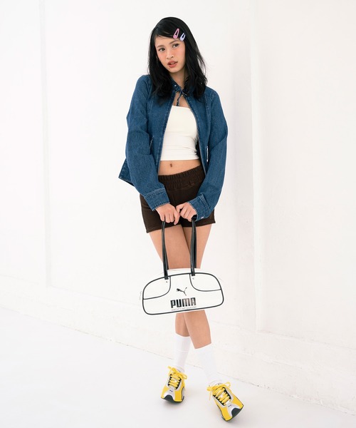 PUMA（プーマ）の「PUMA プーマ H-STREET OG エイチストリート オージー 403692（スニーカー・レディース・ブラック/ライトグリーン/ピンク/レッド/アイボリー/ブラウン/イエロー・23.0cm/24.0cm/25.0cm/26.0cm/27.0cm/28.0cm/23.5cm/24.5cm/25.5cm）」の10枚目の写真