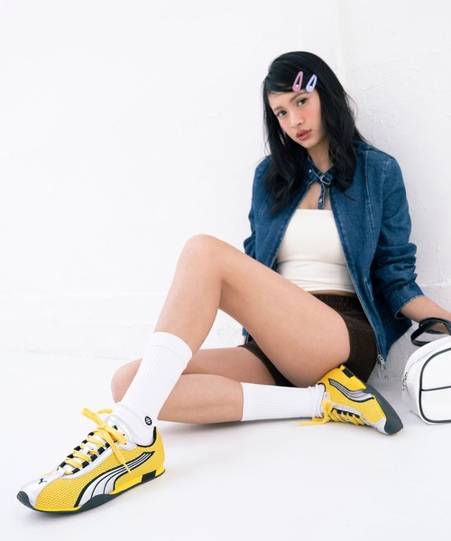 PUMA（プーマ）の「PUMA プーマ H-STREET OG エイチストリート オージー 403692（スニーカー・レディース・ブラック/ライトグリーン/ピンク/レッド/アイボリー/ブラウン/イエロー・23.0cm/24.0cm/25.0cm/26.0cm/27.0cm/28.0cm/23.5cm/24.5cm/25.5cm）」の12枚目の写真