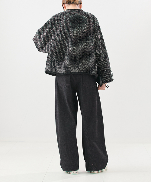 journal standard L'essage（ジャーナルスタンダードレサージュ）の「11.8oz 3D デニムパンツ（デニムパンツ・レディース・ネイビー/ブラック・36/38）」の5枚目の写真