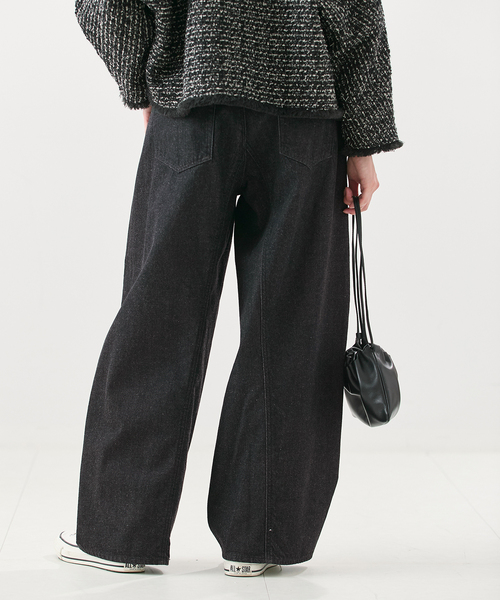 journal standard L'essage（ジャーナルスタンダードレサージュ）の「11.8oz 3D デニムパンツ（デニムパンツ・レディース・ネイビー/ブラック・36/38）」の8枚目の写真