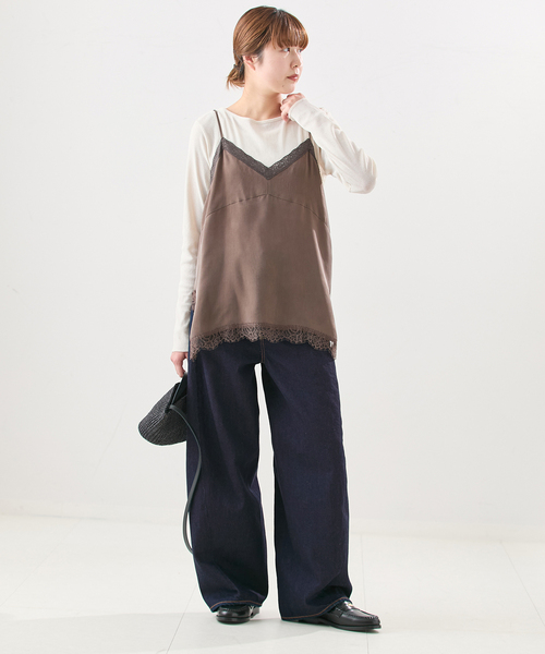 journal standard L'essage（ジャーナルスタンダードレサージュ）の「11.8oz 3D デニムパンツ（デニムパンツ・レディース・ネイビー/ブラック・36/38）」の9枚目の写真