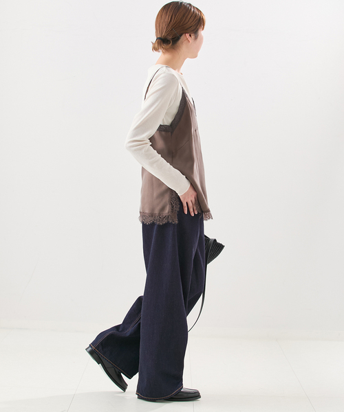 journal standard L'essage（ジャーナルスタンダードレサージュ）の「11.8oz 3D デニムパンツ（デニムパンツ・レディース・ネイビー/ブラック・36/38）」の10枚目の写真