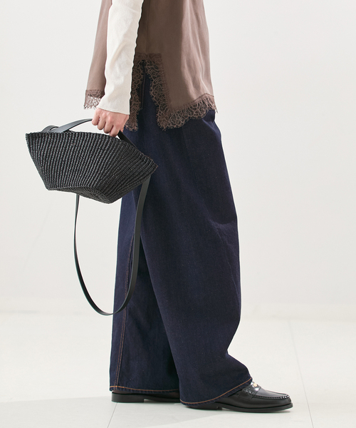 journal standard L'essage（ジャーナルスタンダードレサージュ）の「11.8oz 3D デニムパンツ（デニムパンツ・レディース・ネイビー/ブラック・36/38）」の12枚目の写真