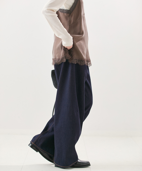 journal standard L'essage（ジャーナルスタンダードレサージュ）の「11.8oz 3D デニムパンツ（デニムパンツ・レディース・ネイビー/ブラック・36/38）」の13枚目の写真