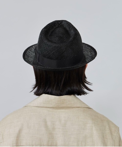 OVERRIDE(オーバーライド)の「OVERRIDE KENMA FEDORA / オーバーライド(ハット・メンズ・ライトベージュ/ブラック/ホワイト/グレー・56cm/62cm/60cm/58cm)」の11枚目の写真
