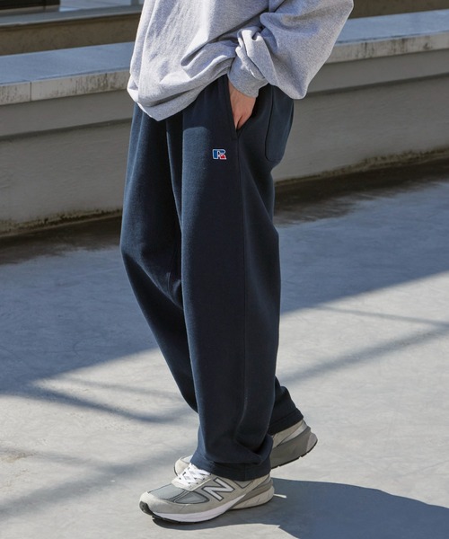 Russell Athletic(ラッセルアスレティック)の「Russell Athletic/ラッセルアスレティック Pro Cotton Loop Back Terry Sweat PT ヘビーウェイト イージー ストレートスウェットパンツ 2026年春夏(スウェットパンツ・メンズ・ブラック/アッシュグレー/ネイビー・M/L/XL)」の3枚目の写真
