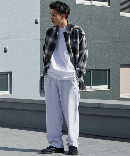 Russell Athletic(ラッセルアスレティック)の「Russell Athletic/ラッセルアスレティック Pro Cotton Loop Back Terry Sweat PT ヘビーウェイト イージー ストレートスウェットパンツ 2026年春夏(スウェットパンツ・メンズ・ブラック/アッシュグレー/ネイビー・M/L/XL)」の19枚目の写真
