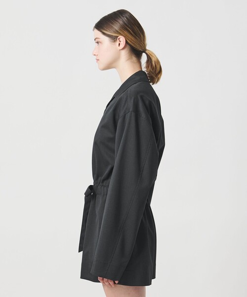 LOEFF（ロエフ）の「＜LOEFF＞ショート オールインワン（つなぎ/オールインワン・レディース・ダークグレー/ダークブラウン・0/1）」の11枚目の写真