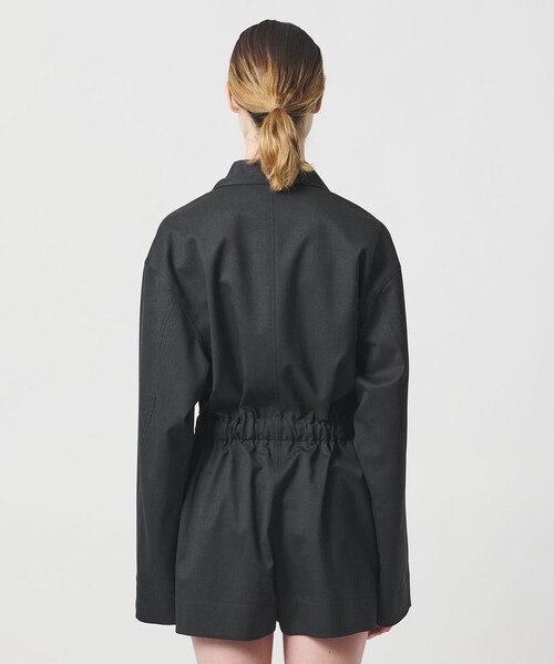 LOEFF（ロエフ）の「＜LOEFF＞ショート オールインワン（つなぎ/オールインワン・レディース・ダークグレー/ダークブラウン・0/1）」の12枚目の写真