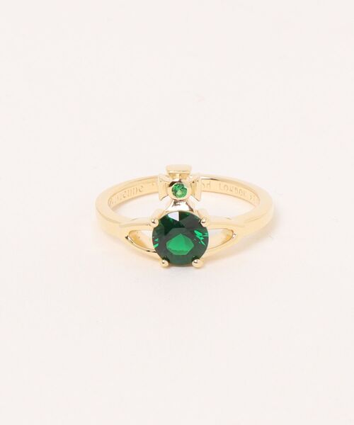 Vivienne Westwood(ヴィヴィアンウエストウッド)の「REINA PETITE RING(その他・レディース・グリーン/ピンク系その他・XS/L/M/S)」の1枚目の写真