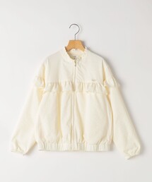 SHIPS KIDS:140～150cm / 〈UVカット〉ドライタッチ フリル ライト ブルゾン