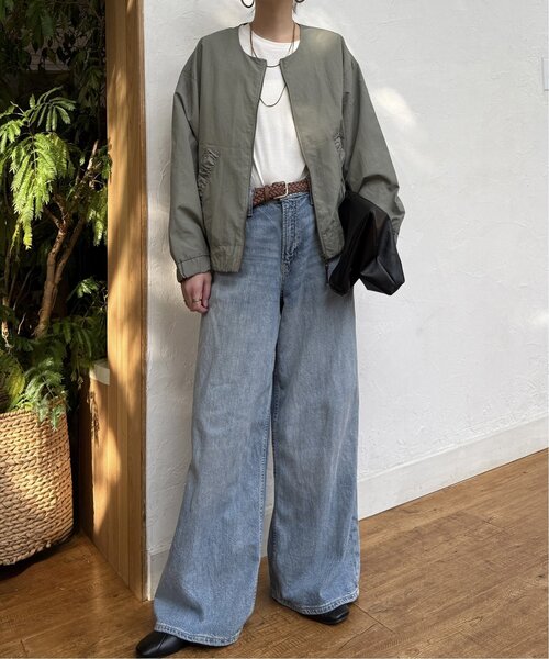 LBC(エルビーシー)の「ナイロンシャーリングブルゾン(ブルゾン・レディース・カーキ/チャコール/オフホワイト・L/M)」の19枚目の写真