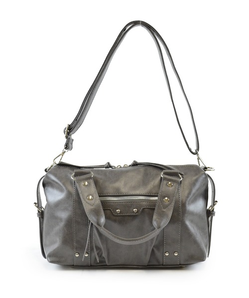 ALTROSE（アルトローズ）の「【500mlペットボトル対応】ボストン ショルダーバッグ ２ＷＡＹ グリュックＳ（ボストンバッグ・レディース・ブラウン/ブラック/グレー・FREE）」の7枚目の写真