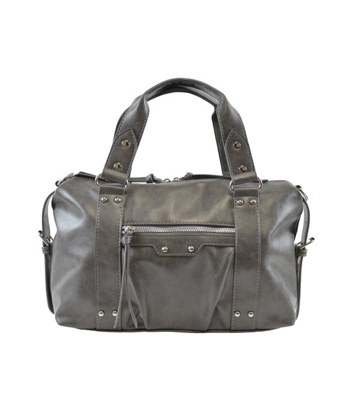 ALTROSE（アルトローズ）の「【500mlペットボトル対応】ボストン ショルダーバッグ ２ＷＡＹ グリュックＳ（ボストンバッグ・レディース・ブラウン/ブラック/グレー・FREE）」の8枚目の写真