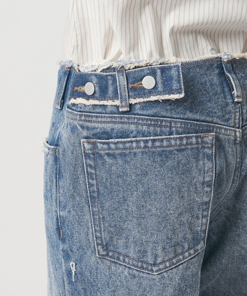 ATTISESSION（アティセッション）の「＜ATTISESSION＞5ポケット ダメージ  デニム パンツ（デニムパンツ・レディース・コバルトブルー・36/38）」の5枚目の写真
