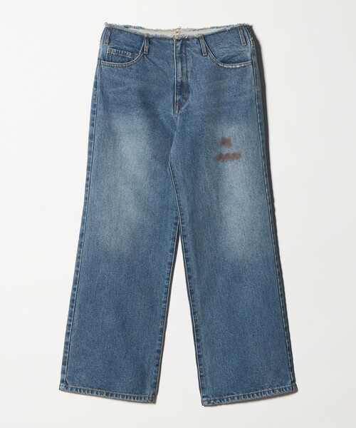 ATTISESSION（アティセッション）の「＜ATTISESSION＞5ポケット ダメージ  デニム パンツ（デニムパンツ・レディース・コバルトブルー・36/38）」の6枚目の写真