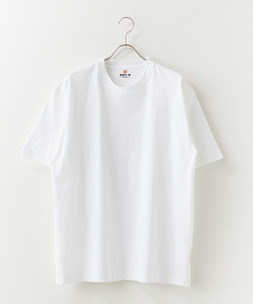 HANES(ヘインズ)の「Hanes/ヘインズ BEEFY T-SHIRTS ビッグサイズ ヘビーウェイト コットンクルーネックTシャツ 秋 秋服 2026年秋冬(Tシャツ/カットソー・メンズ・ホワイト/ブラック・2XL/3XL)」の9枚目の写真