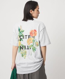 CITEN | 【別注】<TOLIGHT ×CITEN> プリントTグレー(Tシャツ/カットソー)
