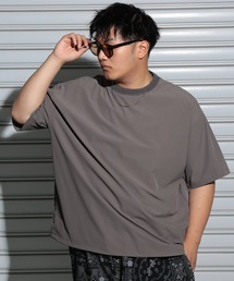 Tシャツ 半袖 メンズ 大きいサイズ AIRYFLOW ストレッチ クルーネック B&T CLUB (ビーアンドティークラブ)