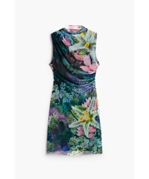 Desigual | 花柄のドレープワンピース(ワンピース)