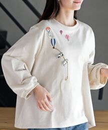 rps | 気球キャット刺繍ミニ裏毛プルオーバー(スウェット)