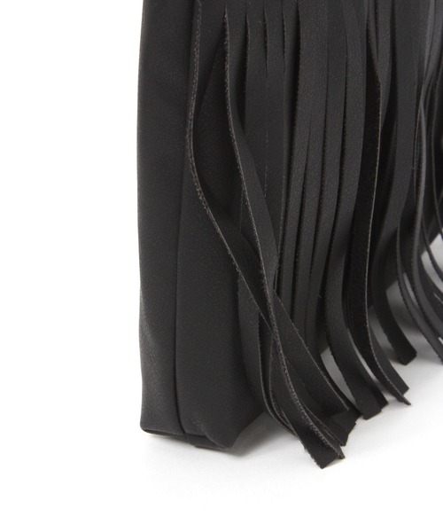 LEPSIM(レプシィム)の「フリンジミニショルダー 636691(ショルダーバッグ・レディース・ブラウン/ブラック・ONE SIZE)」の8枚目の写真