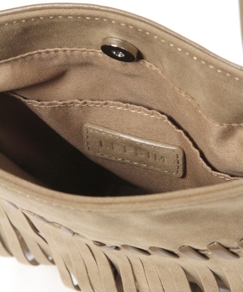 LEPSIM(レプシィム)の「フリンジミニショルダー 636691(ショルダーバッグ・レディース・ブラウン/ブラック・ONE SIZE)」の14枚目の写真