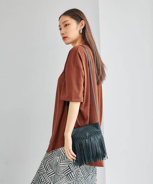 LEPSIM(レプシィム)の「フリンジミニショルダー 636691(ショルダーバッグ・レディース・ブラウン/ブラック・ONE SIZE)」の18枚目の写真