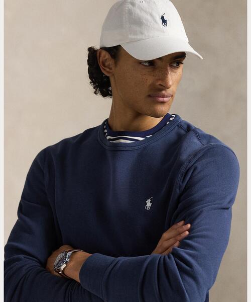 POLO RALPH LAUREN(ポロ ラルフ ローレン)の「フレンチ テリー スウェットシャツ(スウェット・メンズ・ネイビー系1・S/M/L/XXL/XS/XL)」の4枚目の写真