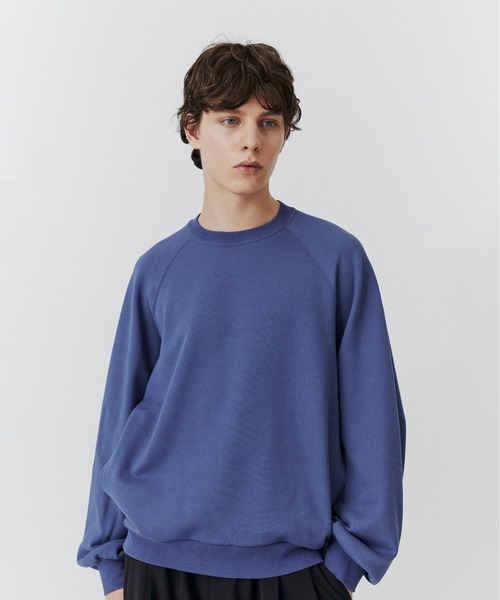 PUBLIC TOKYO(パブリックトウキョウ)の「ソフティスウェットプルオーバー /トレーナー/春服/ウォッシャブル/日本製(Tシャツ/カットソー・メンズ・ミント/ブラック/ブルー・1/2)」の18枚目の写真