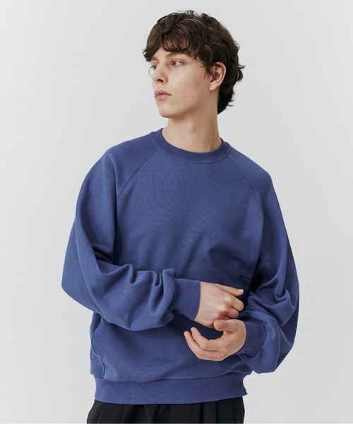 PUBLIC TOKYO(パブリックトウキョウ)の「ソフティスウェットプルオーバー /トレーナー/春服/ウォッシャブル/日本製(Tシャツ/カットソー・メンズ・ミント/ブラック/ブルー・1/2)」の19枚目の写真