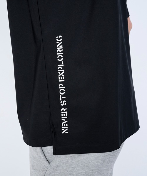 FLASH PACKER(フラッシュパッカー)の「FLASH PACKER フラッシュパッカー / リラックスシルエット スーパードライストレッチ モックネック半袖Tシャツ // XDMT-MK(Tシャツ/カットソー・メンズ・ブラック/ブラウン/ホワイト・MEDIUM/X-LARGE/LARGE)」の16枚目の写真