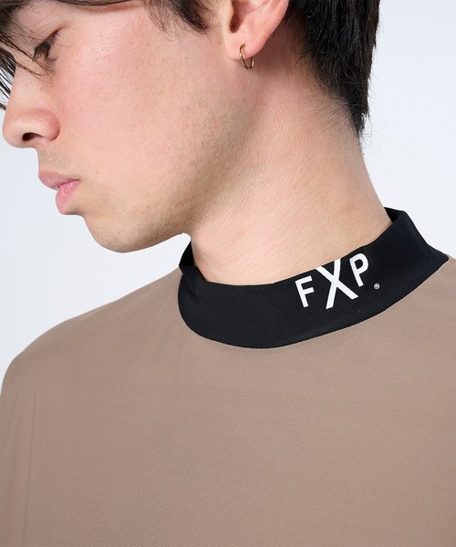FLASH PACKER(フラッシュパッカー)の「FLASH PACKER フラッシュパッカー / リラックスシルエット スーパードライストレッチ モックネック半袖Tシャツ // XDMT-MK(Tシャツ/カットソー・メンズ・ブラック/ブラウン/ホワイト・MEDIUM/X-LARGE/LARGE)」の9枚目の写真