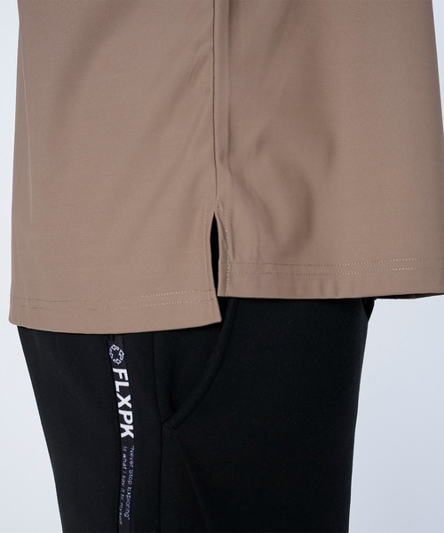 FLASH PACKER(フラッシュパッカー)の「FLASH PACKER フラッシュパッカー / リラックスシルエット スーパードライストレッチ モックネック半袖Tシャツ // XDMT-MK(Tシャツ/カットソー・メンズ・ブラック/ブラウン/ホワイト・MEDIUM/X-LARGE/LARGE)」の11枚目の写真