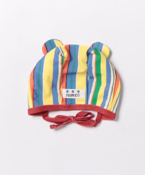 MARKEY'S(マーキーズ)の「【水着/UVカット】mimiベビーキャップ(スイムグッズ・キッズ・ラベンダー/ピンク/ブルー/マルチ・FREE)」の9枚目の写真