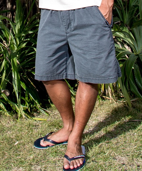 Quiksilver(クイックシルバー)の「QUIKSILVER メンズ TAXER WS 19 ストレッチショートパンツ 19インチ【2026年春夏モデル】/ウエストゴムベーシックボトムス(その他パンツ・メンズ・ベージュ/ターコイズブルー/ブラック系その他/ブラック/レッド・X-LARGE/LARGE/MEDIUM/SMALL)」の2枚目の写真