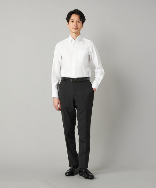 COMME CA MEN（コムサメン）の「【吸水速乾】COOL MAX オックスフォード レギュラーカラーシャツ（シャツ/ブラウス・メンズ・サックスブルー/ホワイト・S/M/L）」の8枚目の写真