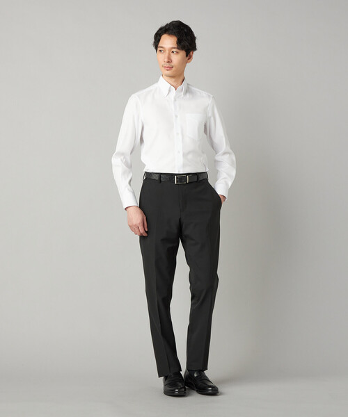 COMME CA MEN（コムサメン）の「【吸水速乾】COOL MAX オックスフォード レギュラーカラーシャツ（シャツ/ブラウス・メンズ・サックスブルー/ホワイト・S/M/L）」の9枚目の写真