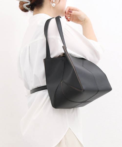 cache cache（カシュ カシュ）の「カシュカシュ cachecache / 折りたたみ2wayトートL（トートバッグ・レディース・ベージュ/ブラック・FREE）」の16枚目の写真