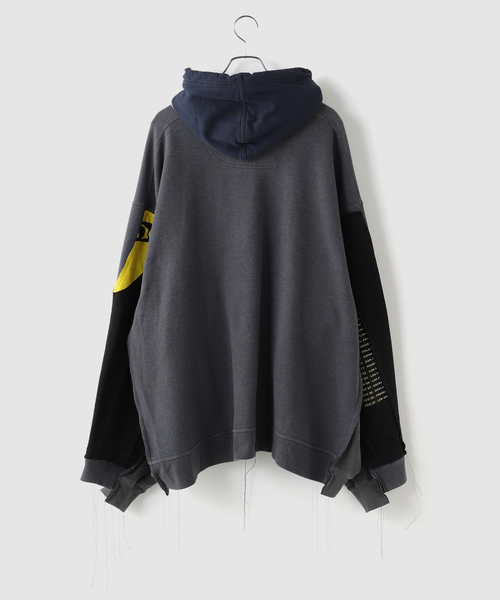 DISCOVERED（ディスカバード）の「DISCOVERED / ディスカバード Band Tee Dolman Zip Hoodie（パーカー・メンズ・ブラック・FREE）」の2枚目の写真