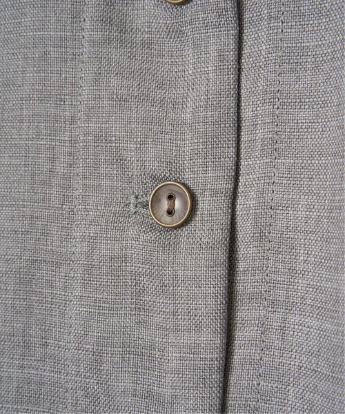 LBC(エルビーシー)の「エクリュハーフスリーブジャケット(テーラードジャケット・レディース・ベージュ/グレー・M/L)」の20枚目の写真